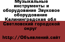 Музыкальные инструменты и оборудование Звуковое оборудование. Калининградская обл.,Светловский городской округ 